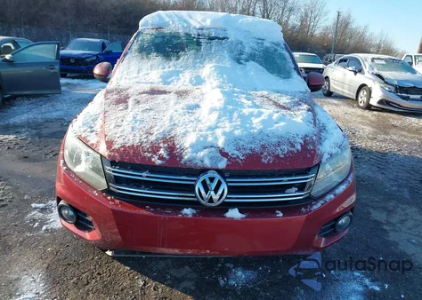 2012 Volkswagen Tiguan Se from USA, damaged, VIN WVGBV7AX6CW003576